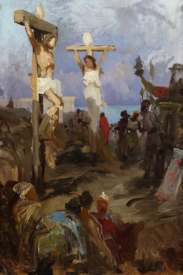 Christian Golgotha, Sketch