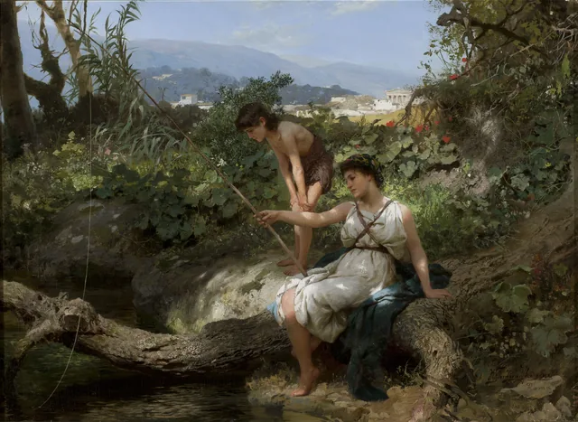 Idylle romaine, la pêche, Henryk Siemiradzki