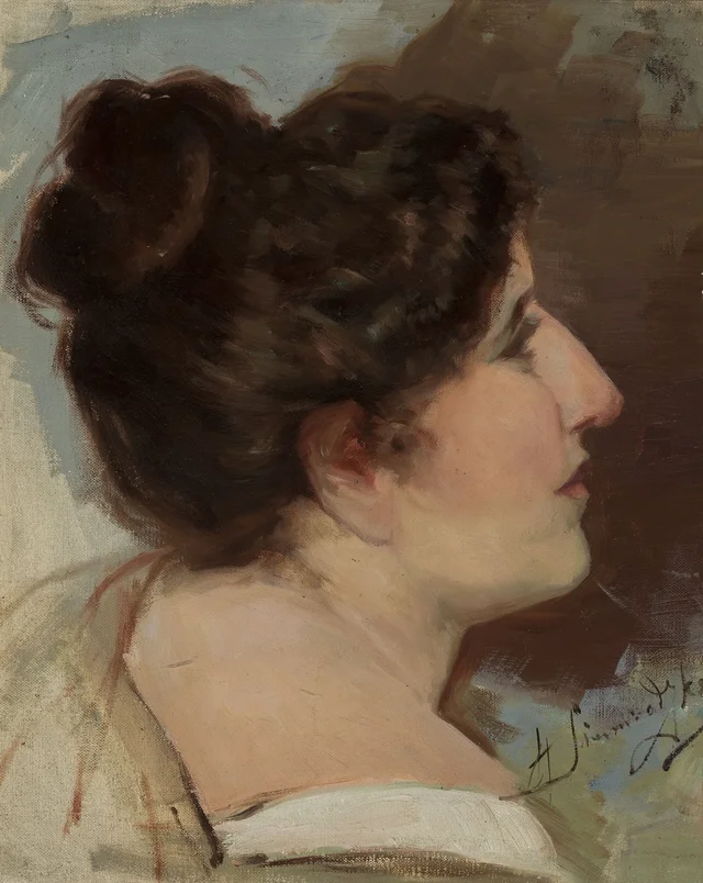 Estudio de cabeza, Henryk Siemiradzki