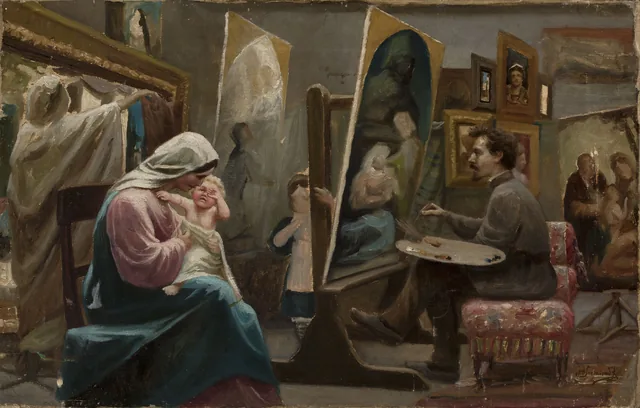 In the Painter's Studio