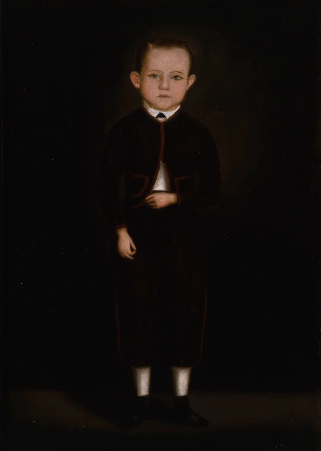 Retrato do menino Enrique González, Hermenegildo Bustos