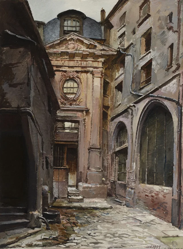 Ancien hôtel Colbert en 1898, Herminie Waternau