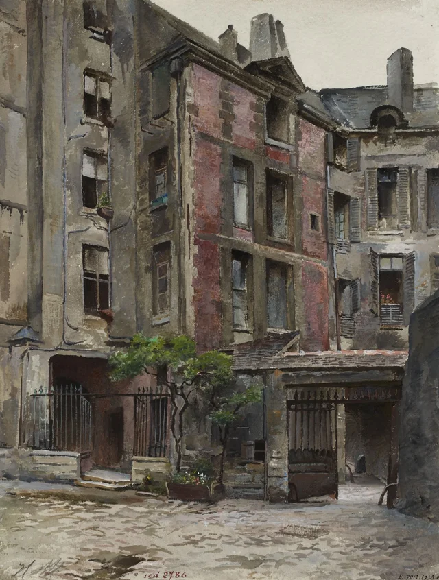 Cour du Commerce en 1898, Herminie Waternau