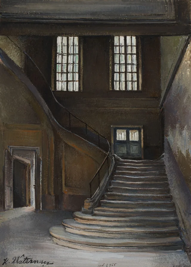 Escalier de l'abbaye aux Bois, Herminie Waternau