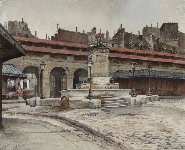 Saint-Germain Market in 1898, Herminie Waternau