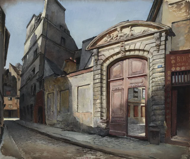 Vieil hôtel rue Saint-Julien-le-Pauvre en 1899, Herminie Waternau