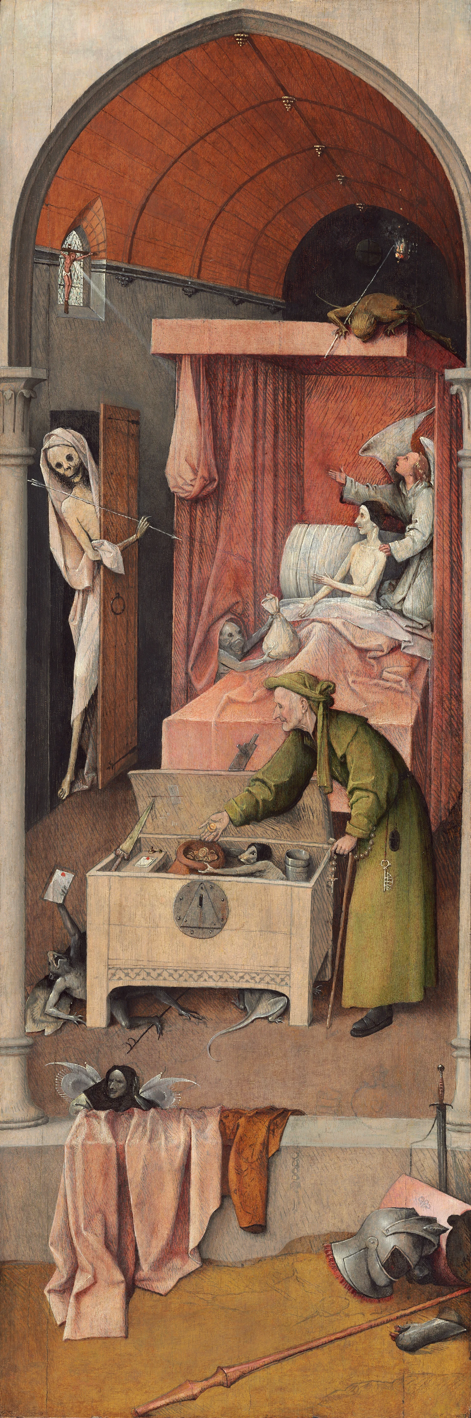 La Mort de l'avare, Hieronymus Bosch
