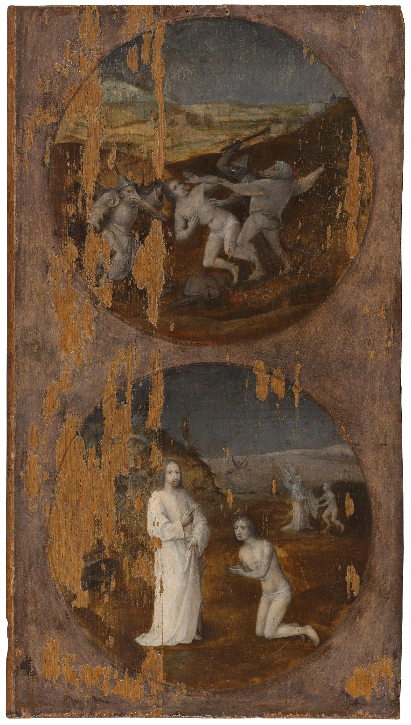 Two Medallions with Symbolic-Religious Representations, Hieronymus Bosch
