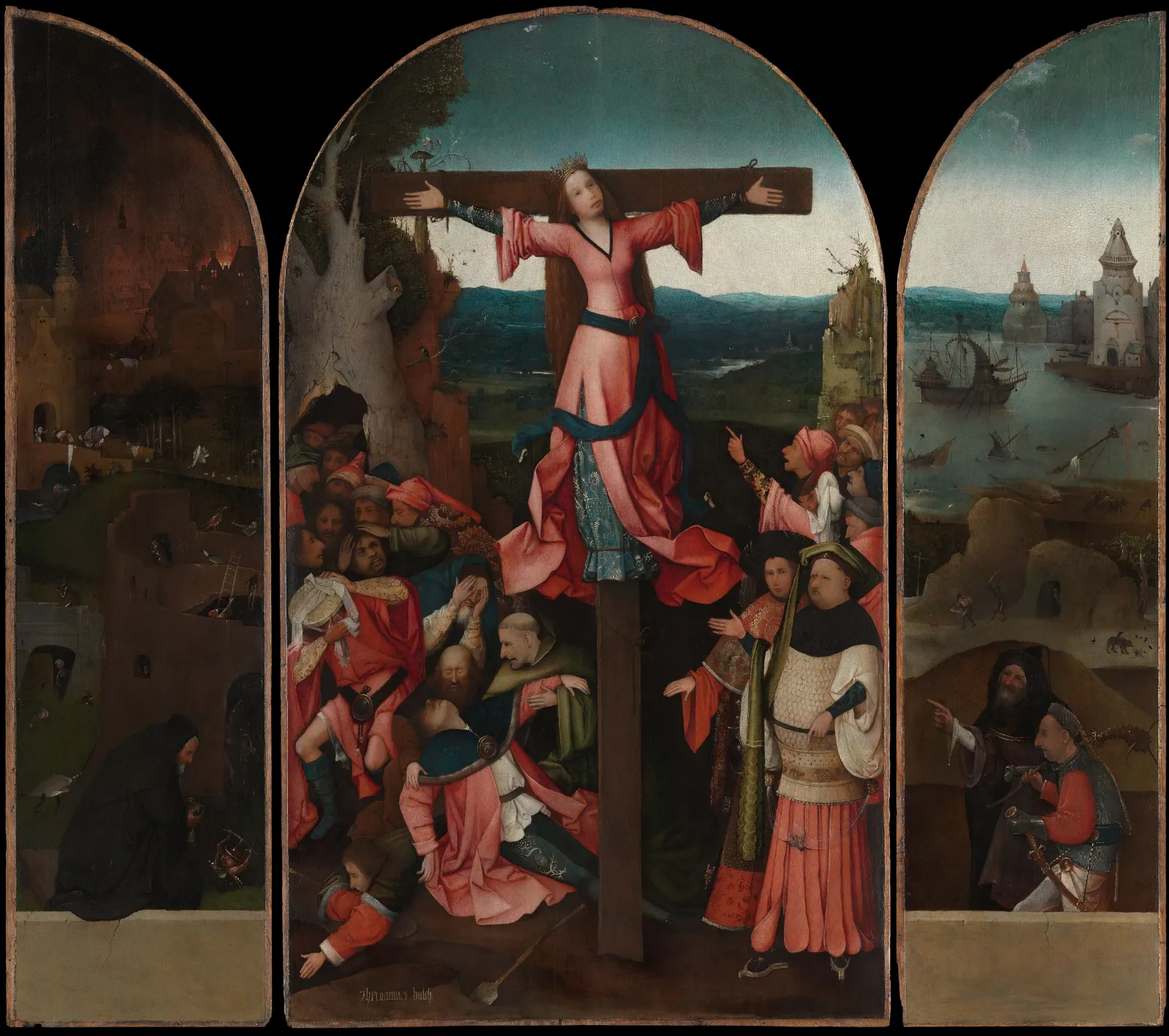 Le Martyr de sainte Julie, Hieronymus Bosch