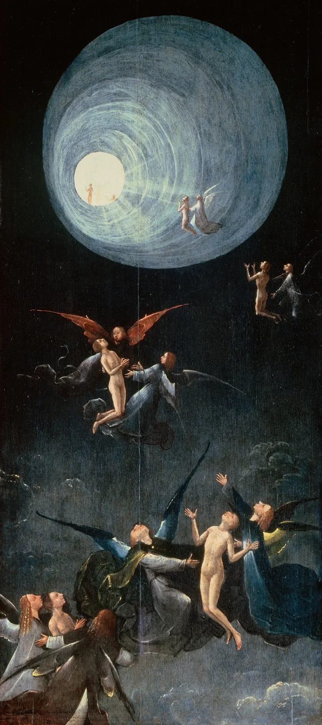 La ascensión de los elegidos, Hieronymus Bosch