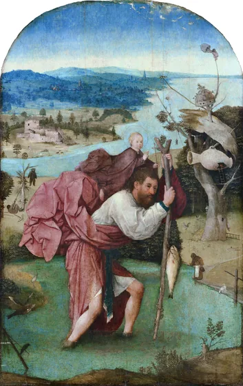 Saint Christophe portant l'Enfant Jésus