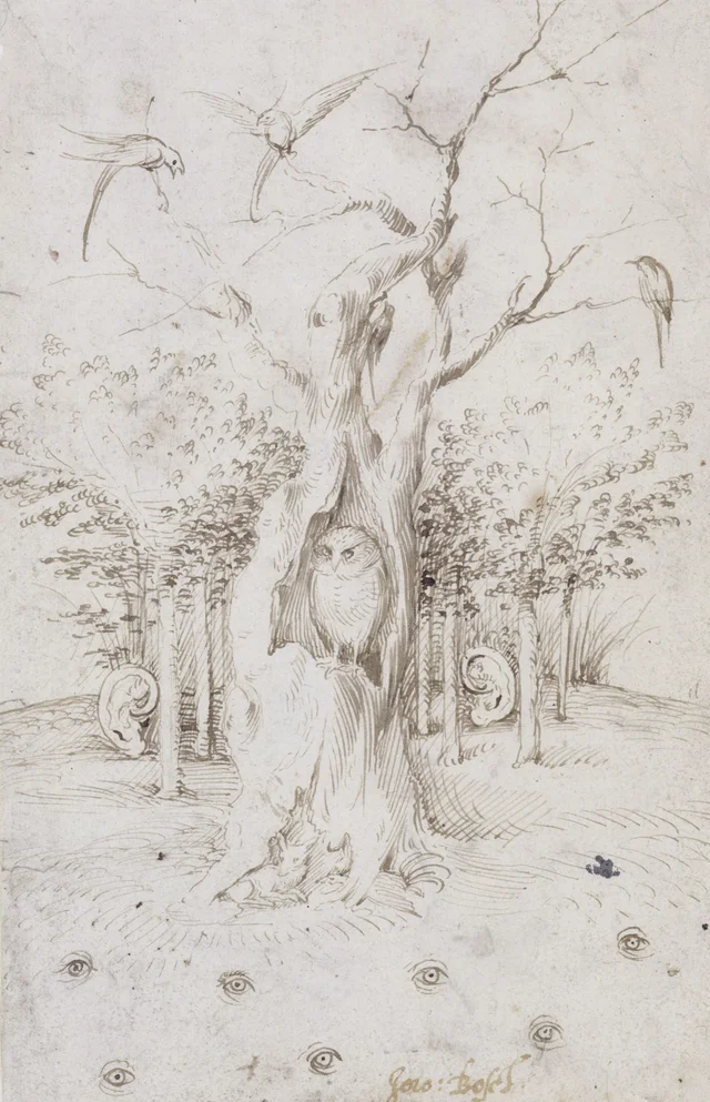 Los árboles tienen oídos y el campo tiene ojos, Hieronymus Bosch