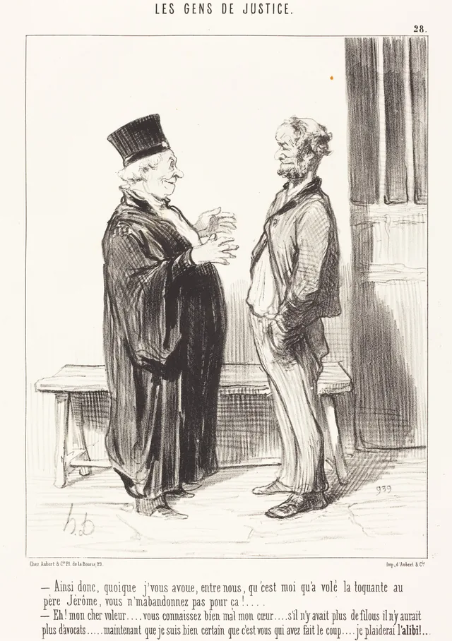 Ainsi donc, quoique j'vous avoue..., Honoré Daumier