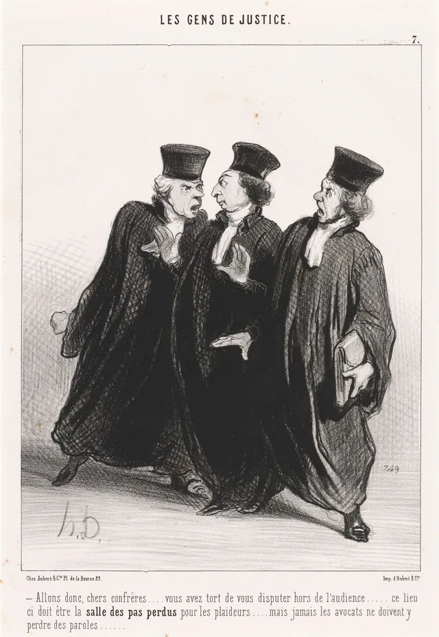 Allons donc, chers confrères..., Honoré Daumier