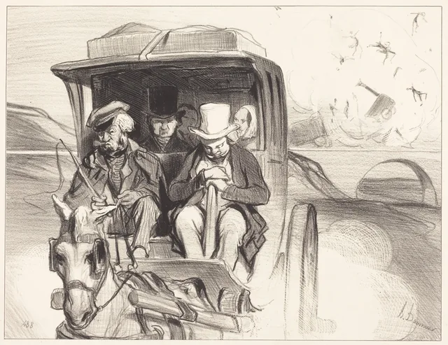 Allons donc... que diable cocher..., Honoré Daumier