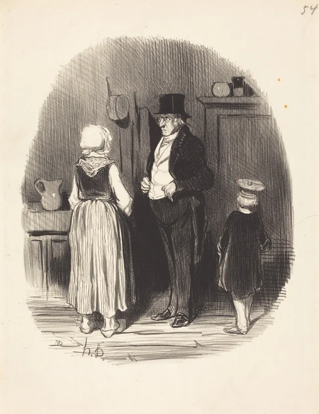 Comment!... tous mes moutons sont morts..., Honoré Daumier