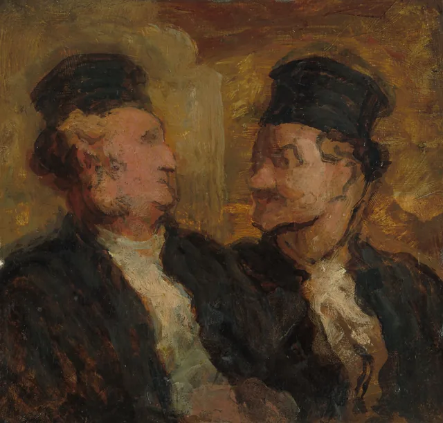 Two Lawyers, Honoré Daumier