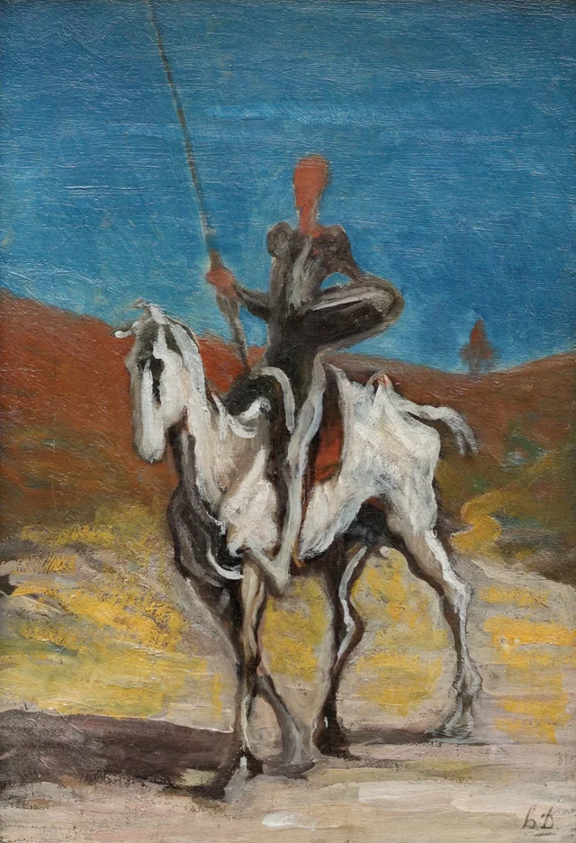 Don Quijote y Sancho Panza, Honoré Daumier