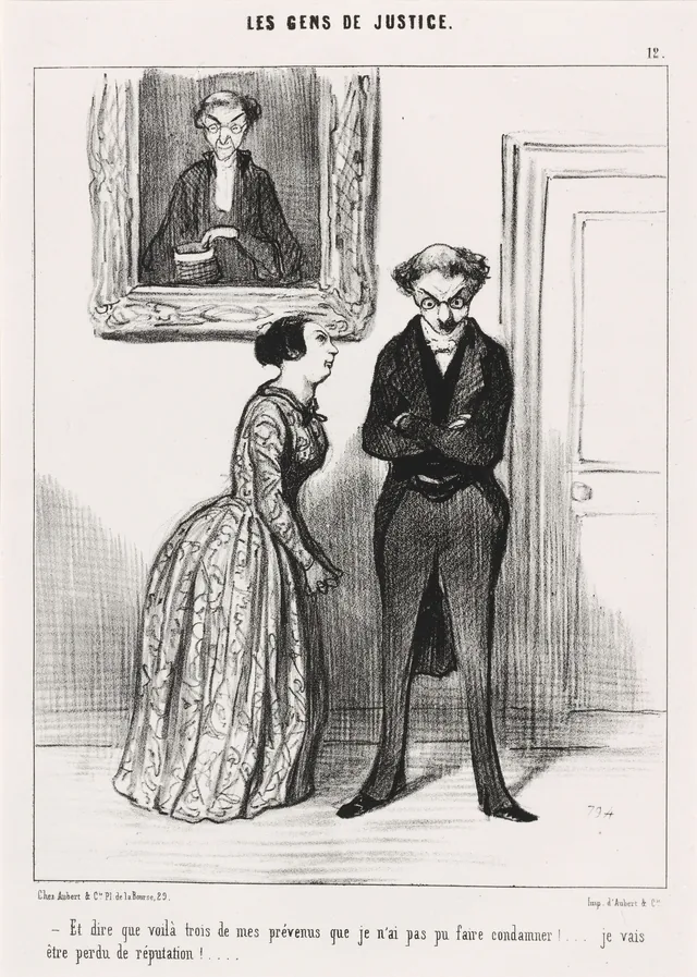 Et dire que voila trois... prévenu que je n'ai pas pu faire condamner!..., Honoré Daumier