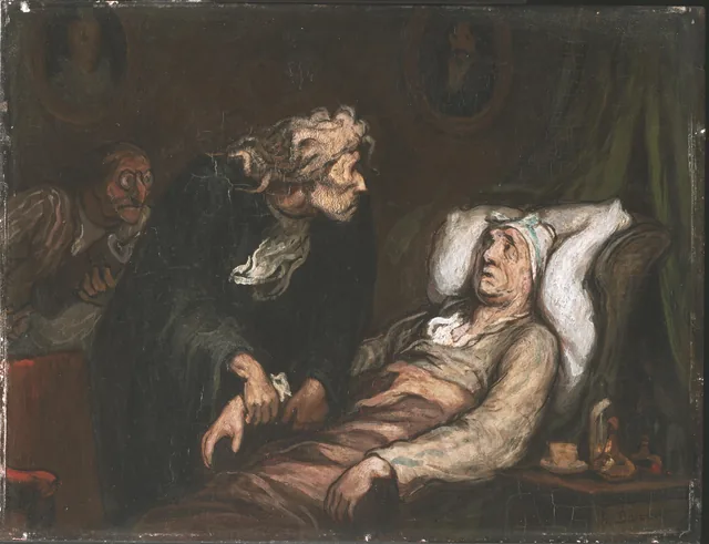 The Imaginary Illness, Honoré Daumier
