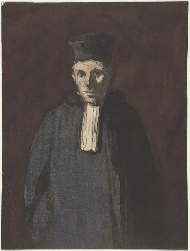 El fiscal, Honoré Daumier
