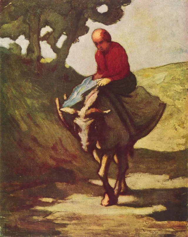 Le retour du marché, Honoré Daumier