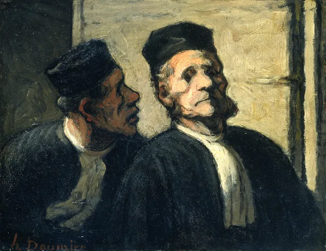 Les Deux Avocats, Honoré Daumier