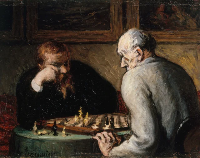 Los jugadores de ajedrez