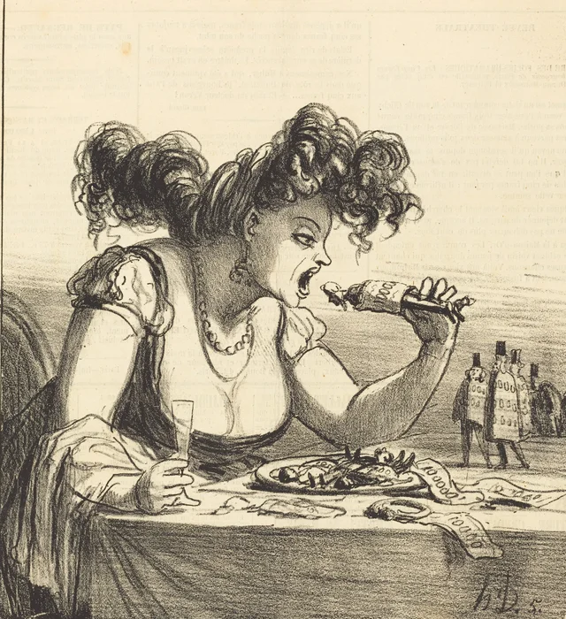 Madame Gargantúa, Honoré Daumier