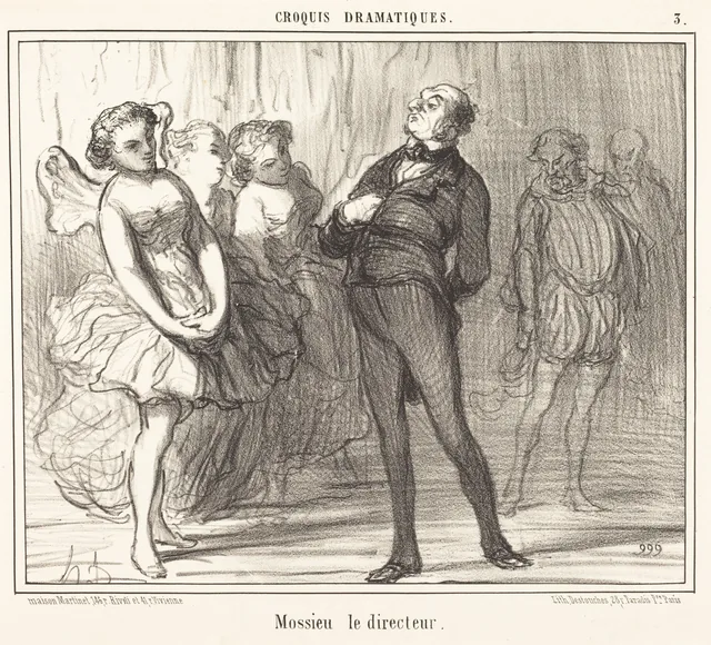 Mossieu le directeur, Honoré Daumier