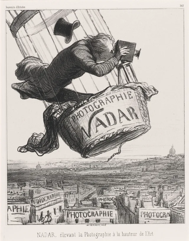 Nadar élevant la Photographie à la hauteur de l'Art, Honoré Daumier
