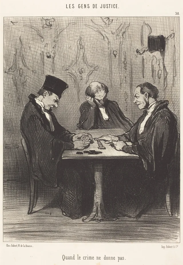 Quand le crime ne donne pas, Honoré Daumier