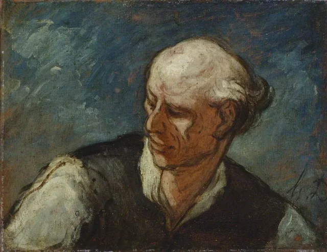 Tête d'homme, Honoré Daumier