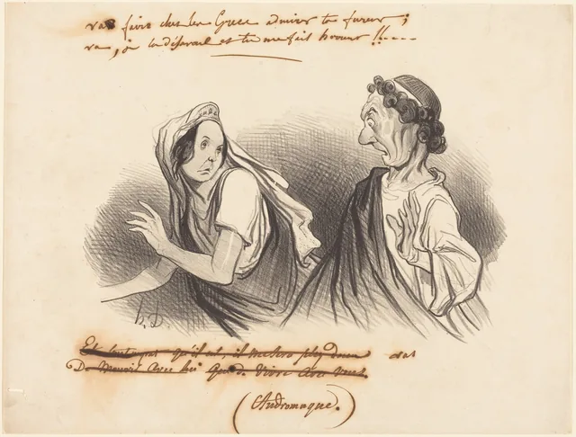Va faire... admirer ta fureur..., Honoré Daumier
