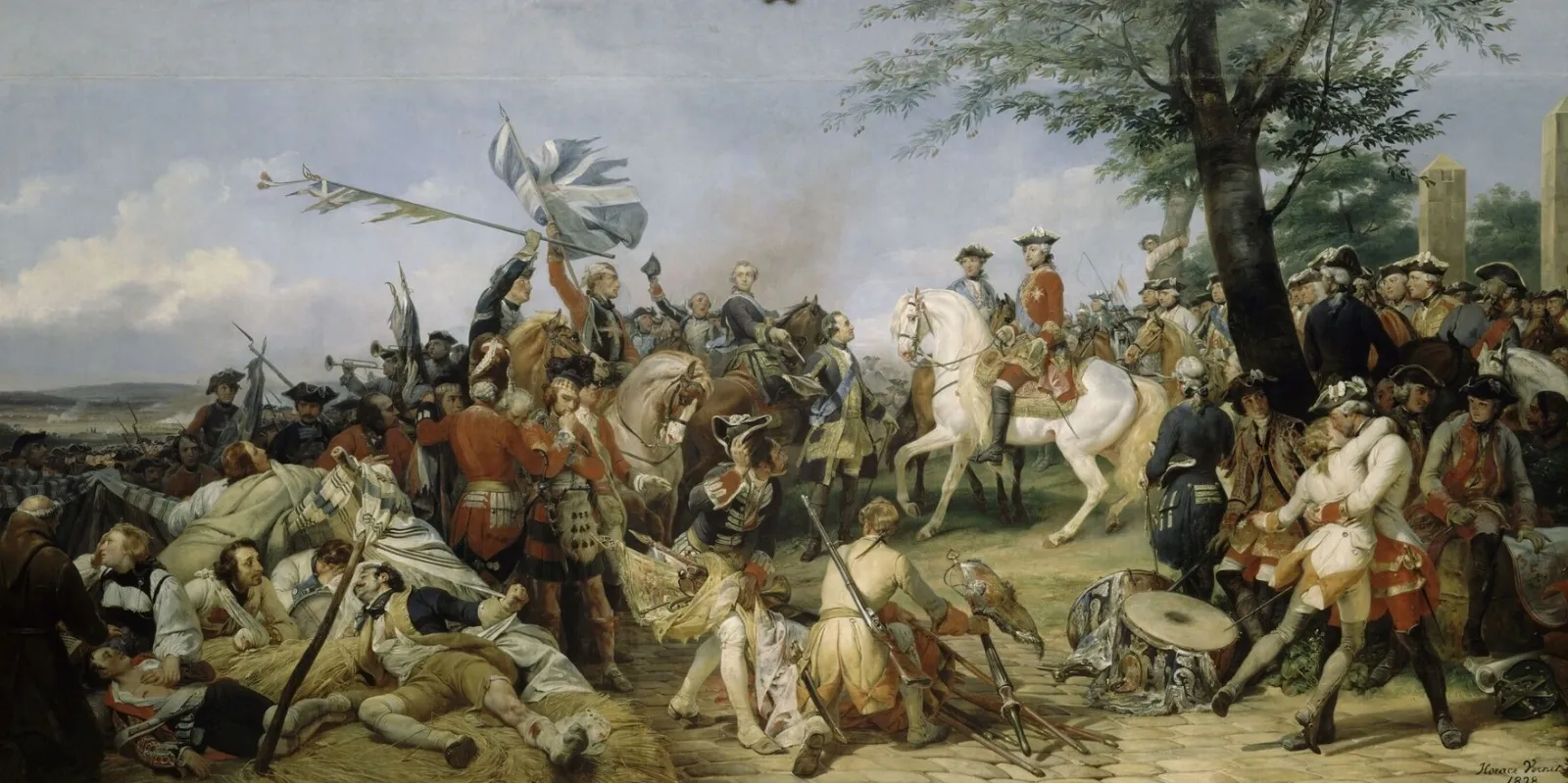 Batalla de Fontenoy, 11 de mayo de 1745, Horace Vernet