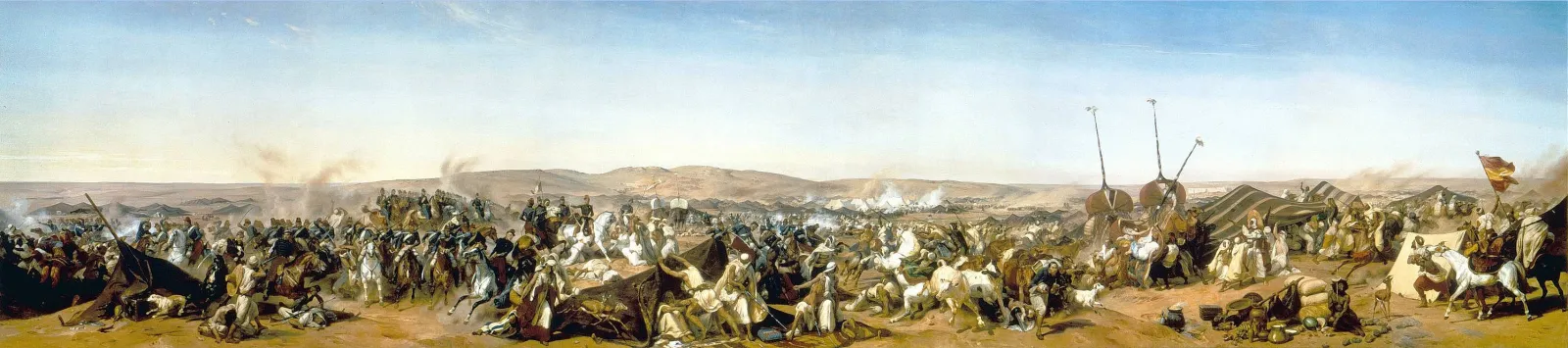 La toma de la smala de Abd el-Kader, 16 de mayo de 1843, Horace Vernet