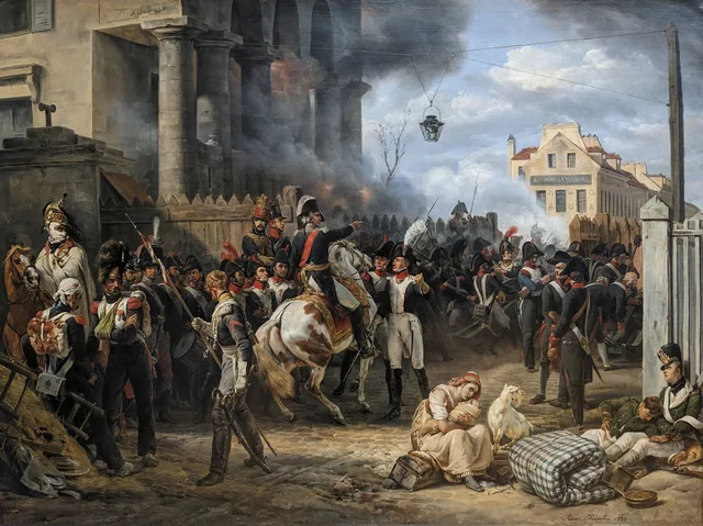 クリシーの市門、パリの防衛（1814年3月30日）, オラース・ヴェルネ