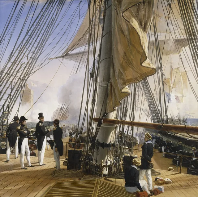 テージョ川河口突破を図るフランス艦隊(1831年7月11日), オラース・ヴェルネ
