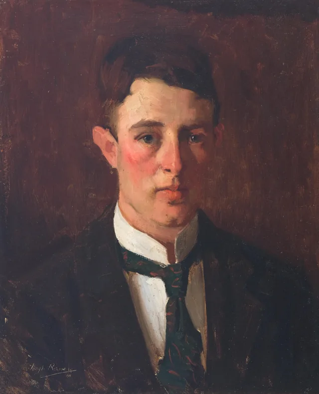 Leslie Wilkie, estudante de arte, Hugh Ramsay