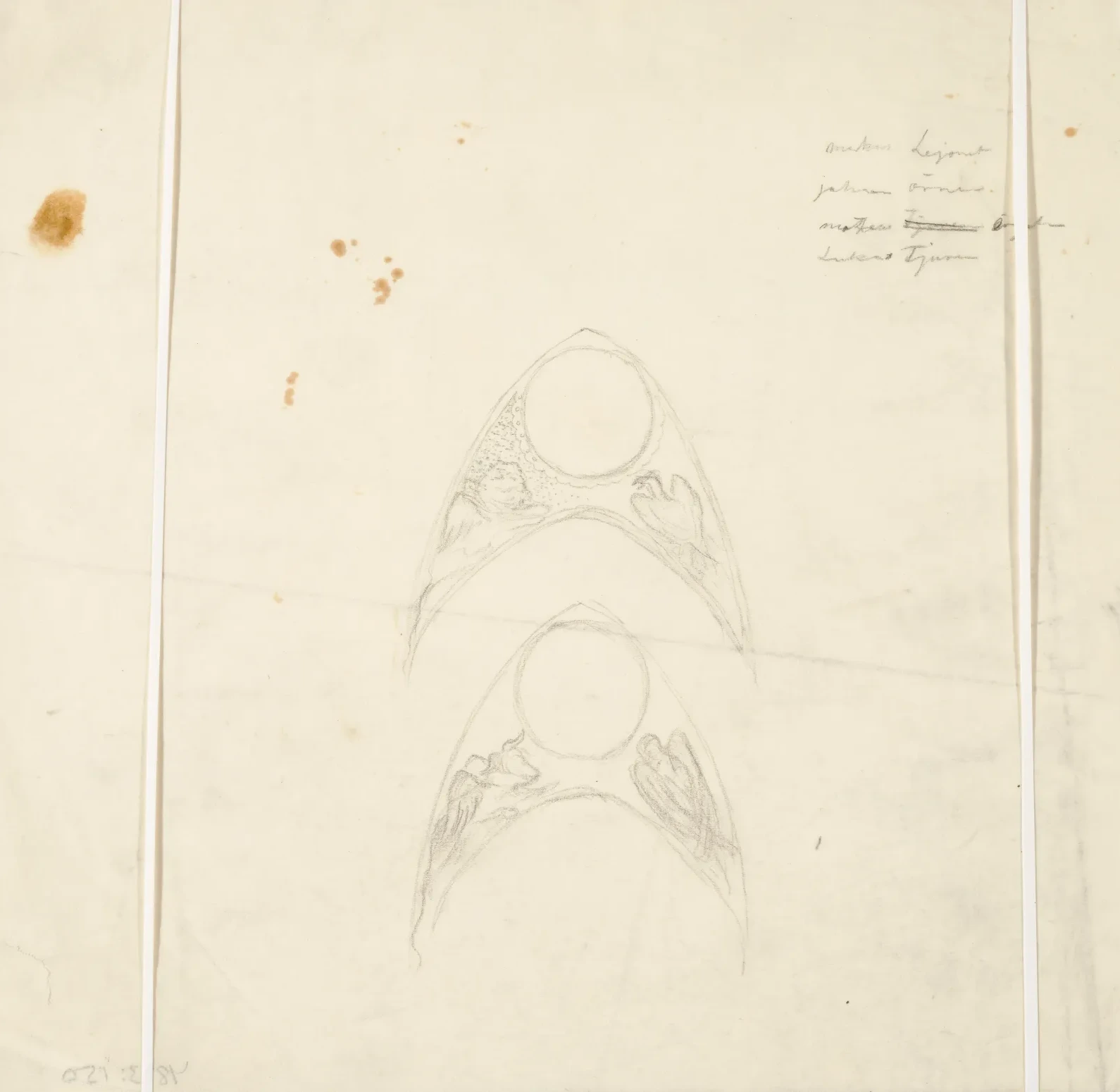 四福音書記者の象徴（タンペレ大聖堂の絵のための下絵）, ヒューゴ・シンベリ