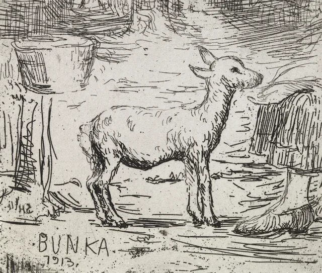 El cordero Bunka, Hugo Simberg