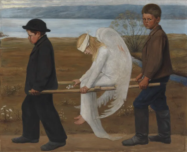 The Wounded Angel, Hugo Simberg
