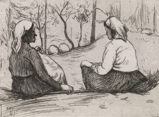 Viejas en el bosque, Hugo Simberg