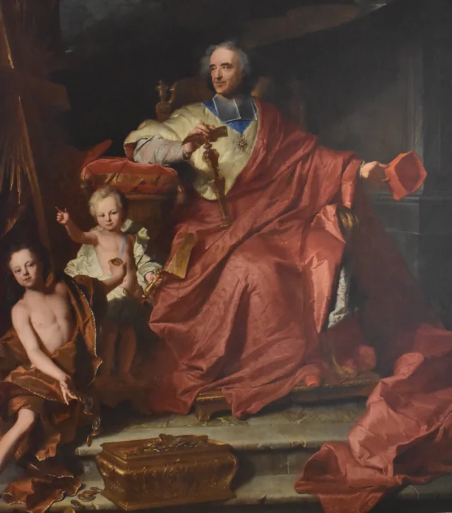 Portrait of Emmanuel Théodose de La Tour d’Auvergne (1643-1715), Cardinal de Bouillon, Hyacinthe Rigaud