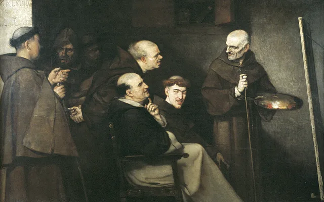 O frade pintor e seus críticos, Ignacio Merino