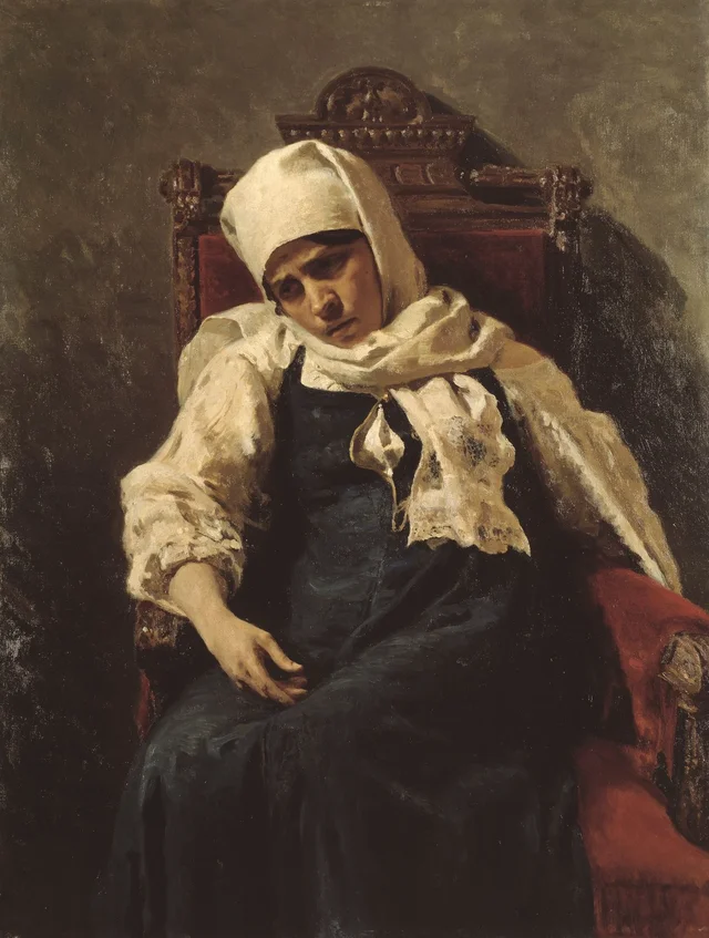 Portrait of the Actress Pelageya Strepetova as Elizabeth, Ilya Répine