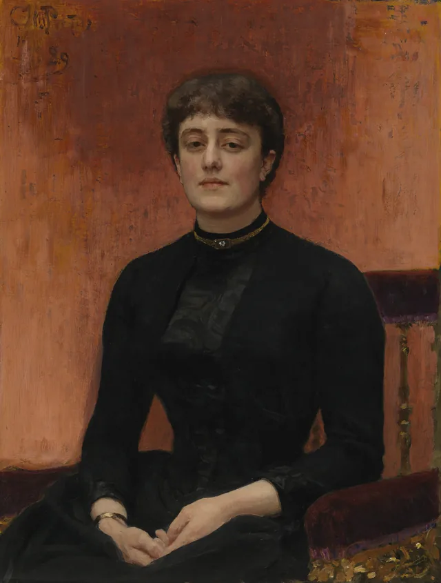 Portrait of the Artist Elizaveta Zvantseva, Ilya Répine