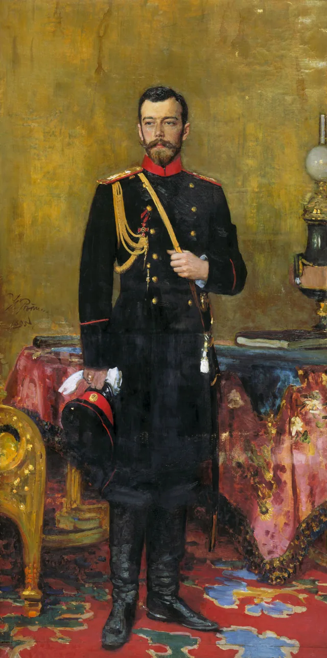 Portrait of Nicholas II, Ilya Répine