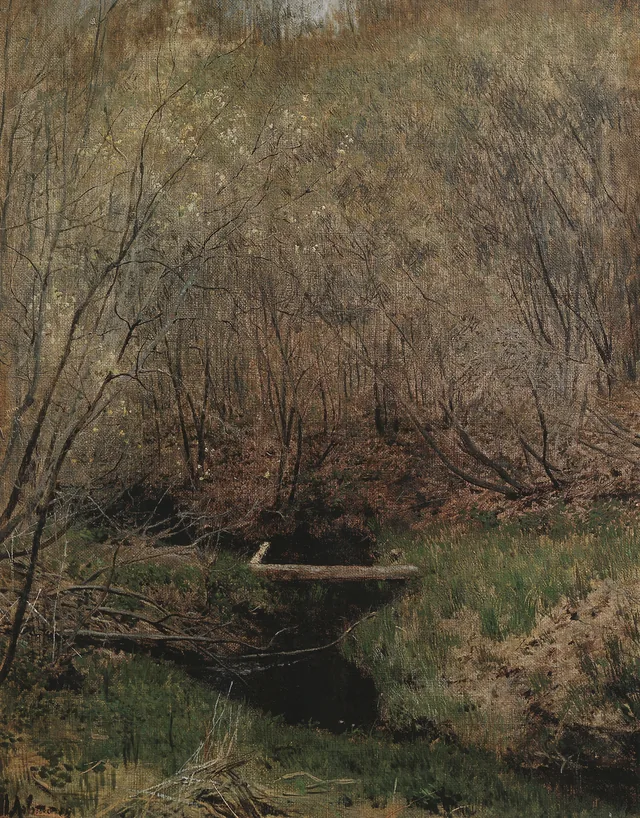 Au printemps dans la forêt, Isaac Levitan