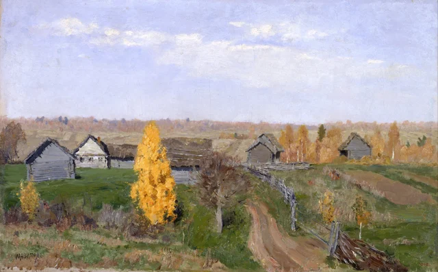 Otoño dorado. Slobodka, Isaac Levitan
